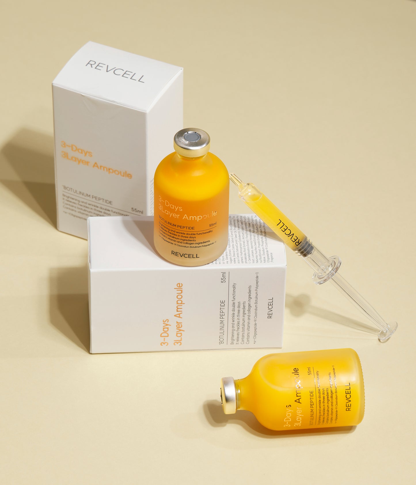 Revcell 3-Days 3-Layer Ampoule (55ml) & Applicator