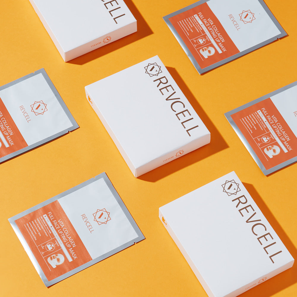 Revcell Vita Collagen Full Face Lifting-up Mask (5 Sheets)