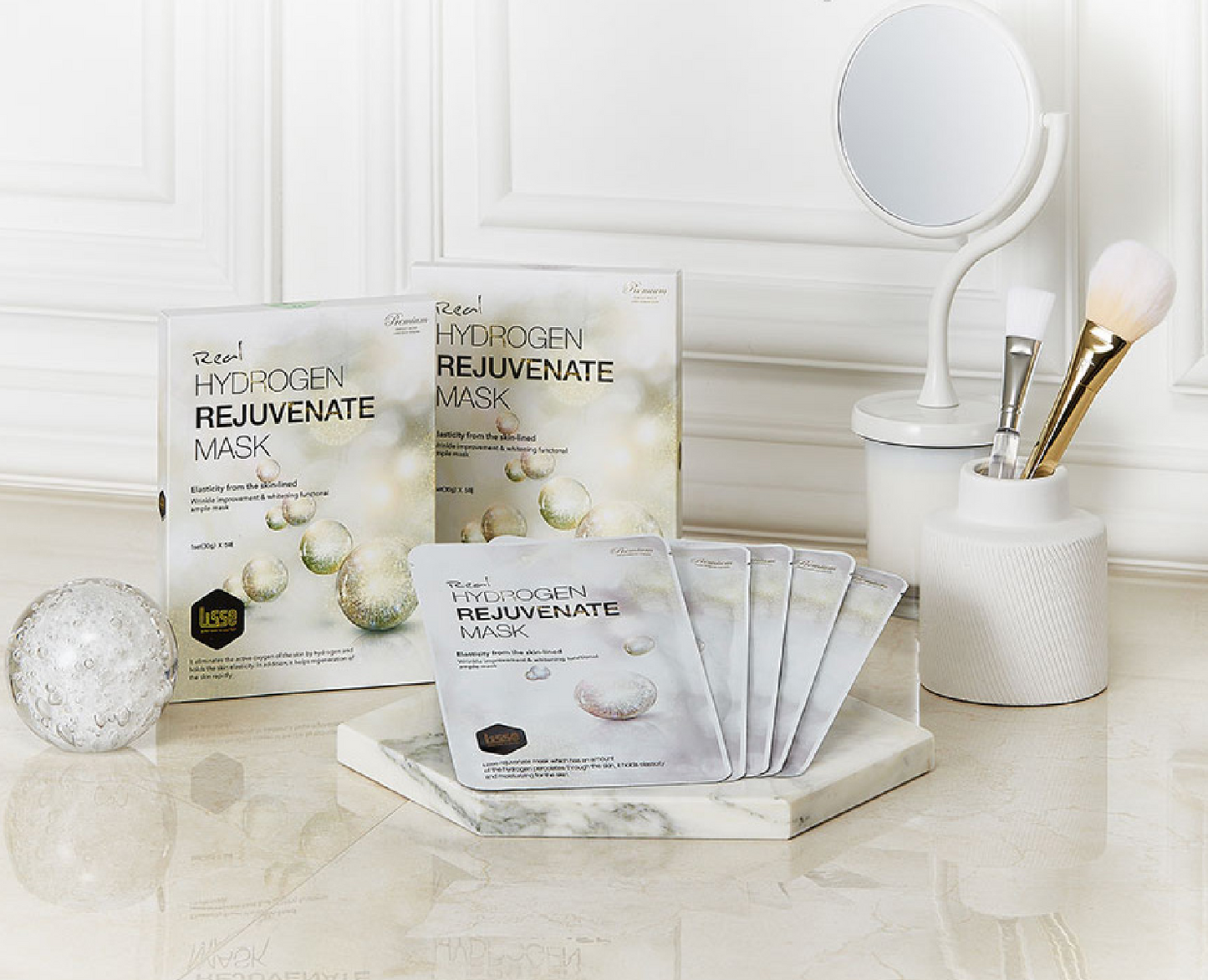 Lisse Real Hydrogen Rejuvenate Mask (1 Box / 5 Sheets)